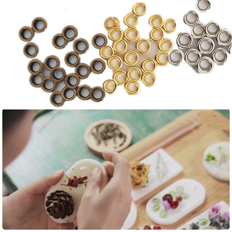 Candle Making Easy - เทียนขี้ผึ้ง Buttonhole ชุด 5 มม./0.2in โลหะทนทานเทียนตาไก่