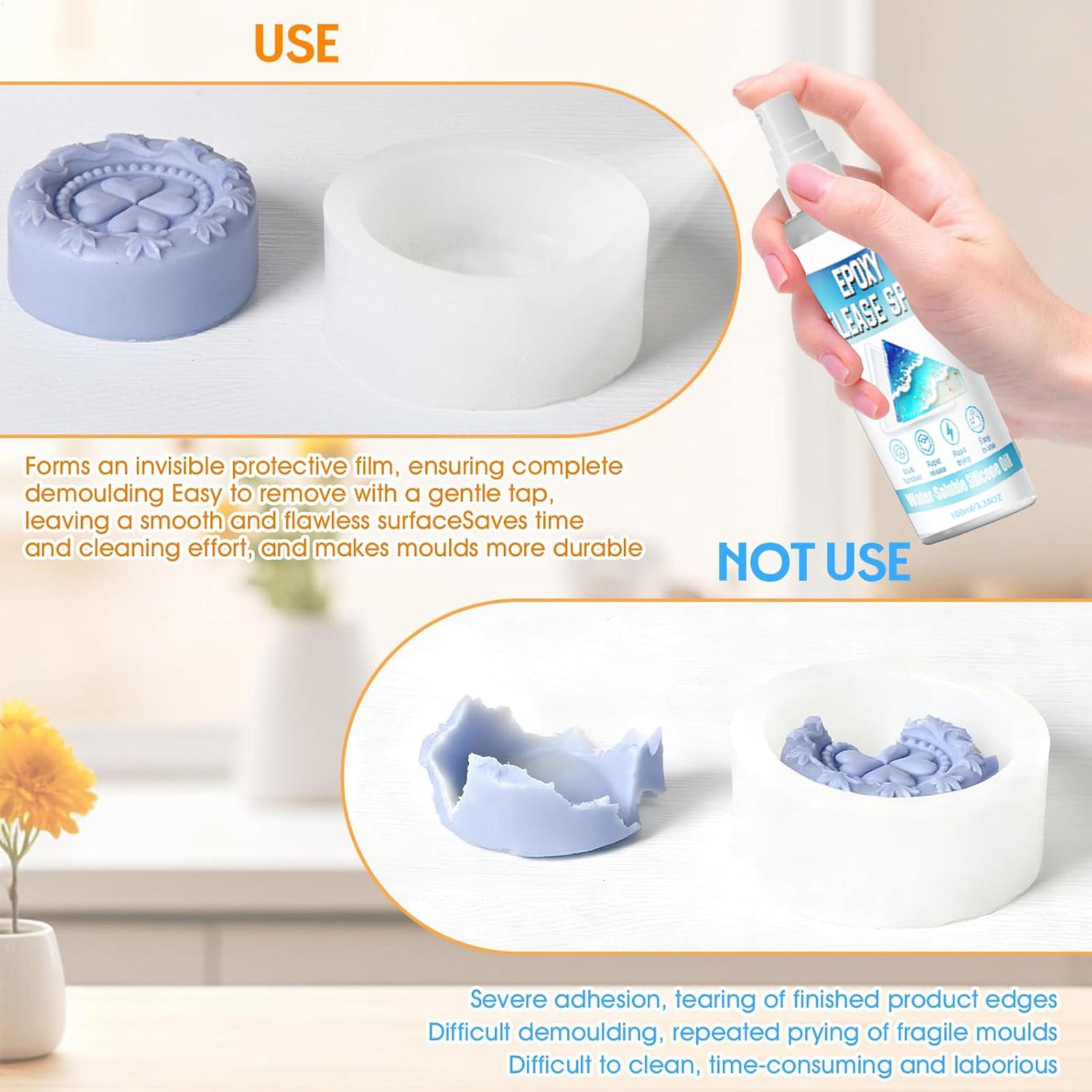สเปรย์ซิลิโคนสำหรับปลดแม่พิมพ์ - Candle Making Items บทวิจารณ์และราคา