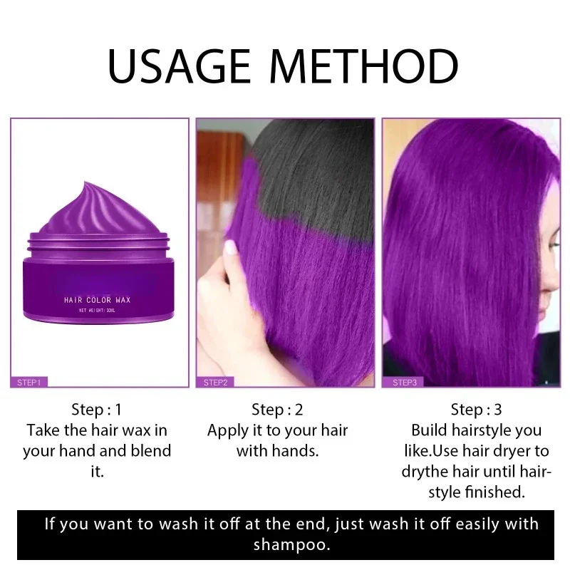 ย้อมผมชั่วคราวขี้ผึ้งขนสีเทาผม - Candle Dye Chip บทวิจารณ์และราคา