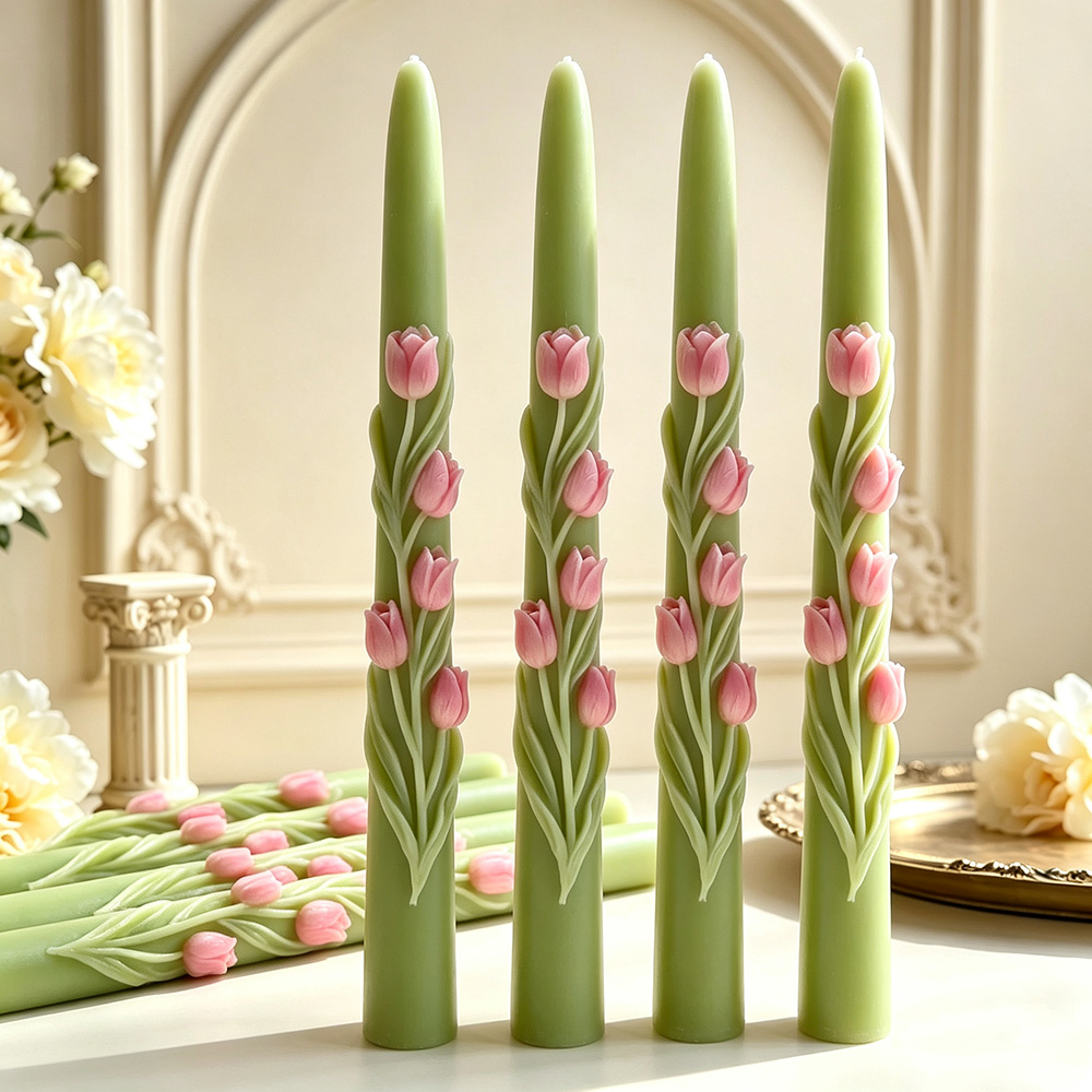 แม่พิมพ์ซิลิโคนเทียนแท่งยาวลาย - Candle Making Easy บทวิจารณ์และราคา