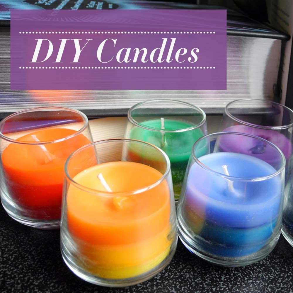 34 สี/ชุดเทียนย้อมชิป DIY เทีย - Candle Dye Chip บทวิจารณ์และราคา