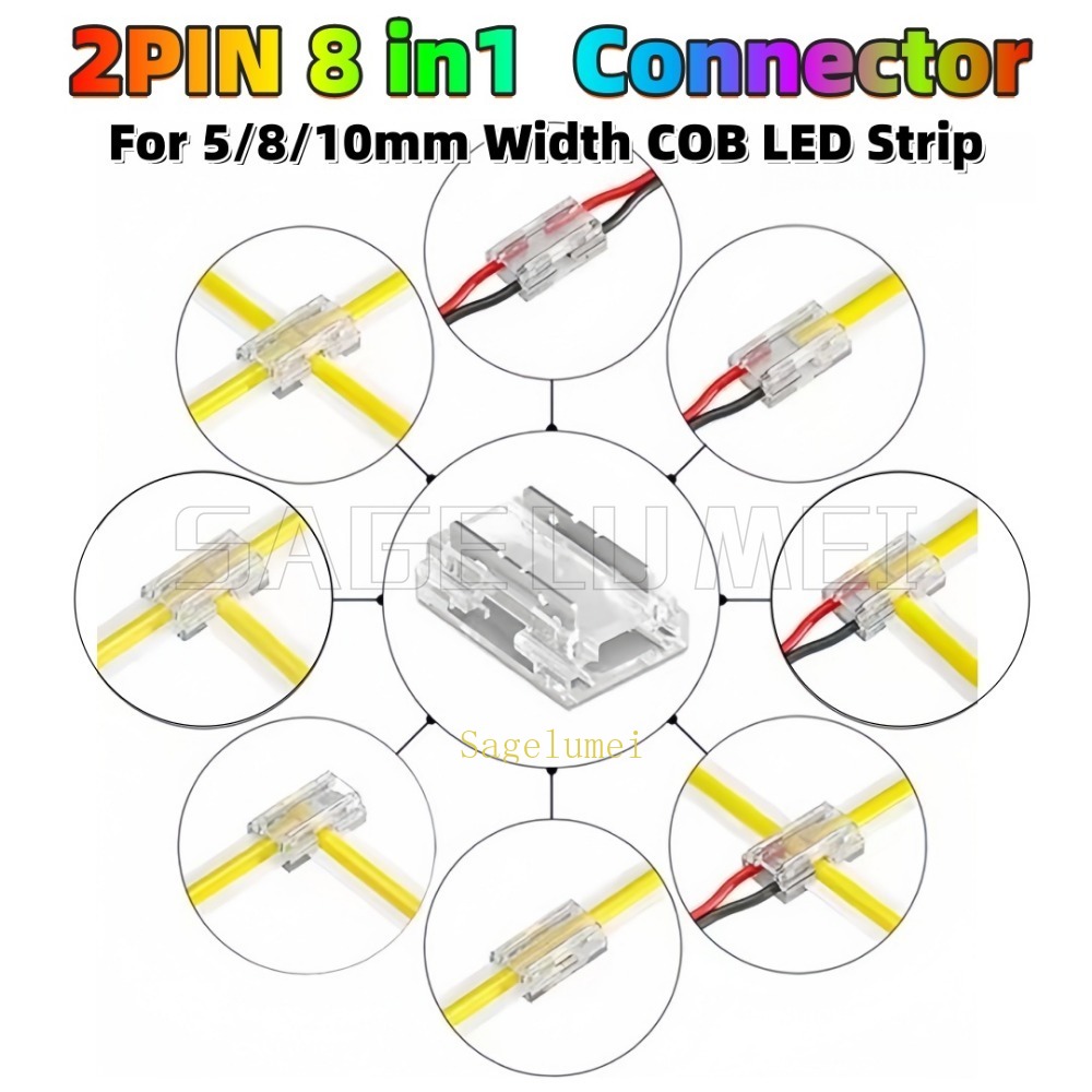 8-in-1 2pin COB LED Strip Conn - Candle X บทวิจารณ์และราคา