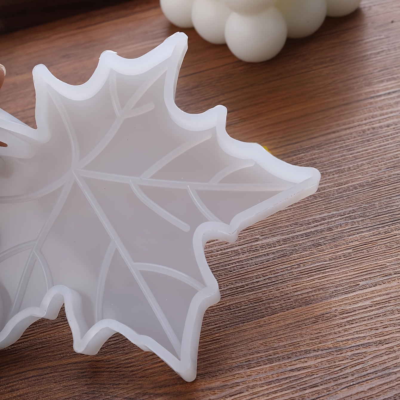 แม่พิมพ์ซิลิโคนรูปใบเมเปิ้ล 1  - Candle Making Items บทวิจารณ์และราคา