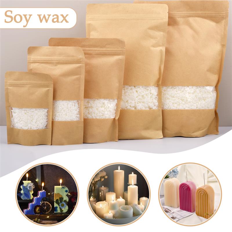 50-1000g ธรรมชาติขี้ผึ้งถั่วเห - Candle Making Raw Material บทวิจารณ์และราคา
