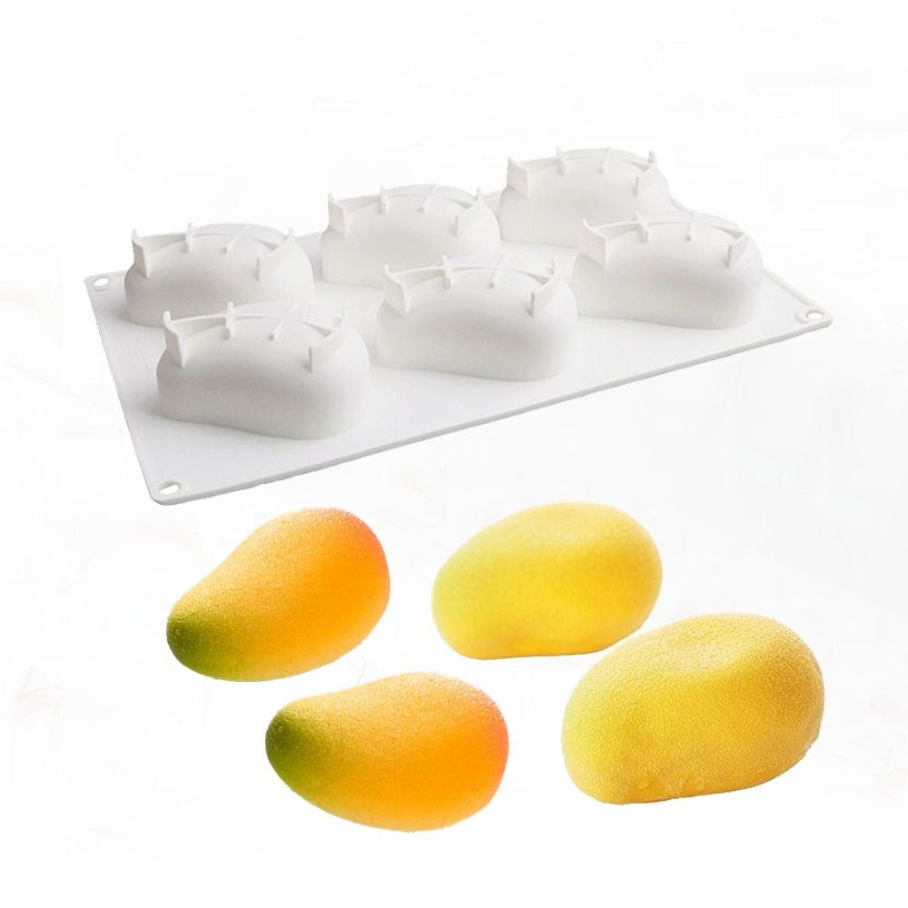 แม่พิมพ์เค้กรูปมะม่วง 6 ช่อง ป - Candle Making Items บทวิจารณ์และราคา