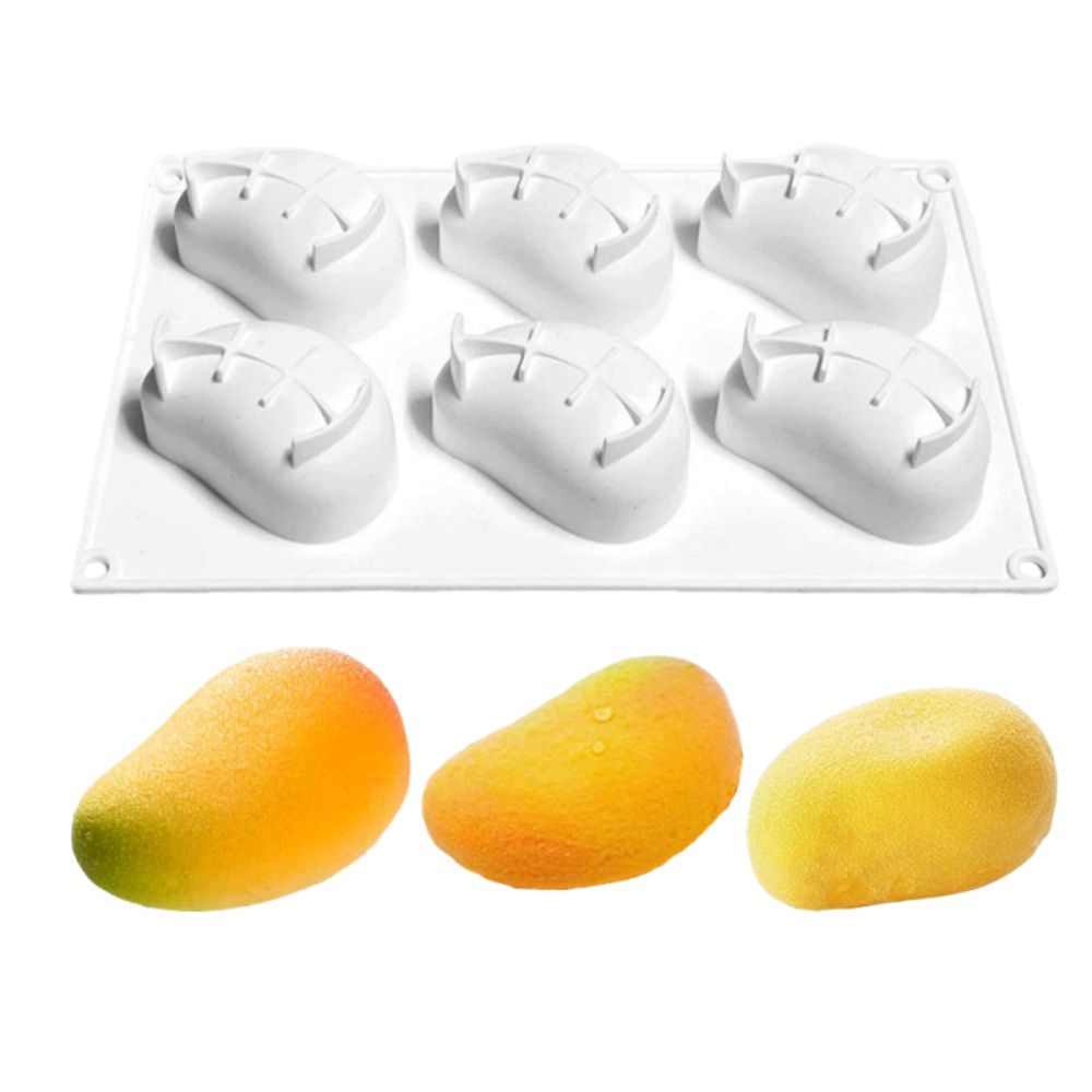 แม่พิมพ์เค้กรูปมะม่วง 6 ช่อง ป - Candle Making Items บทวิจารณ์และราคา