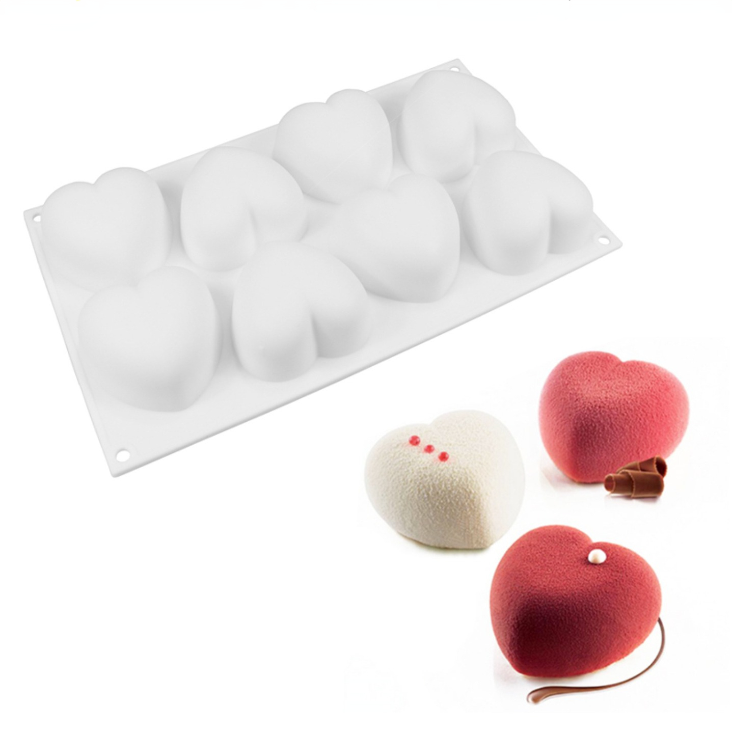 Love Heart ซิลิโคนสบู่แม่พิมพ์ - Candle Making Easy บทวิจารณ์และราคา