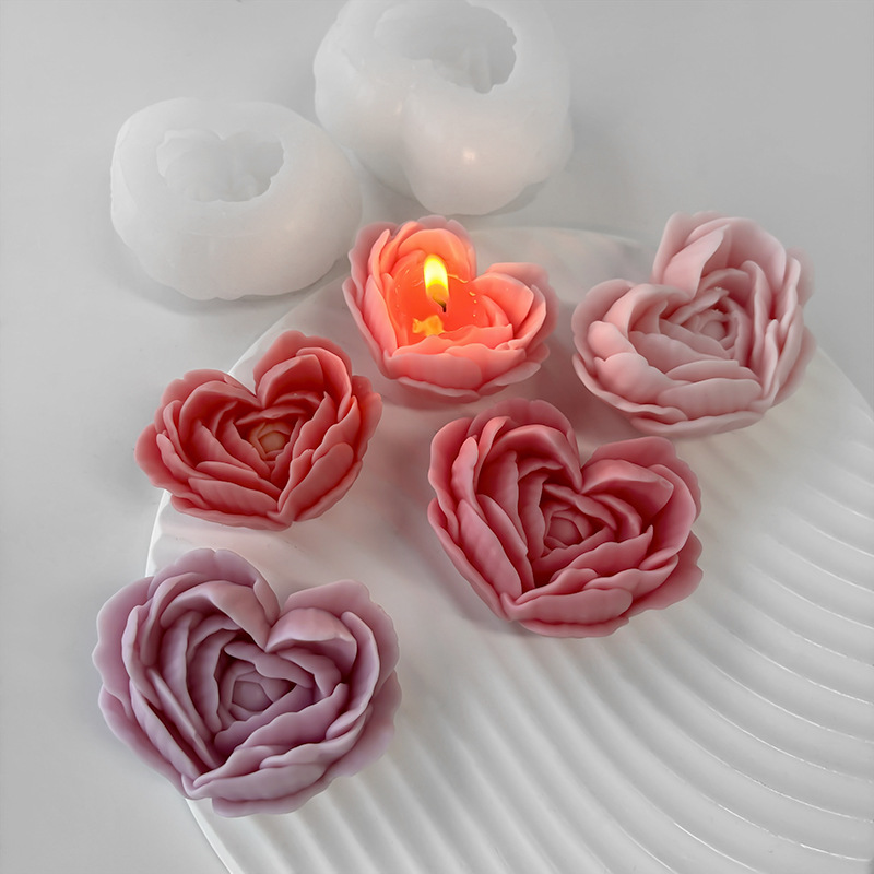 รักดอกไม้ซิลิโคนแม่พิมพ์ DIY ร - Candle Making Jelly บทวิจารณ์และราคา