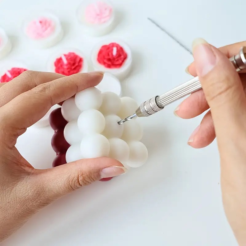 ชุดเครื่องมือเจาะเทียนพร้อมดอก - Candle Making Raw Material บทวิจารณ์และราคา