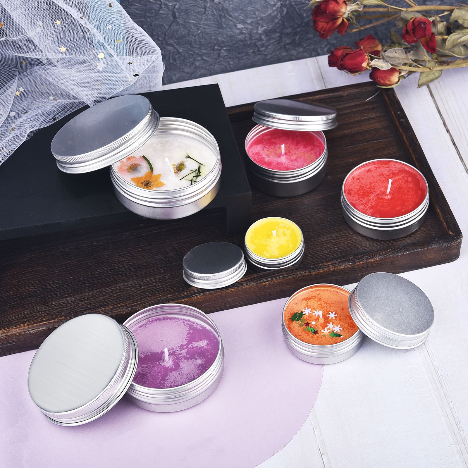2G ย้อมสีเทียนขี้ผึ้งขี้ผึ้ง G - Candle Dye Chip บทวิจารณ์และราคา