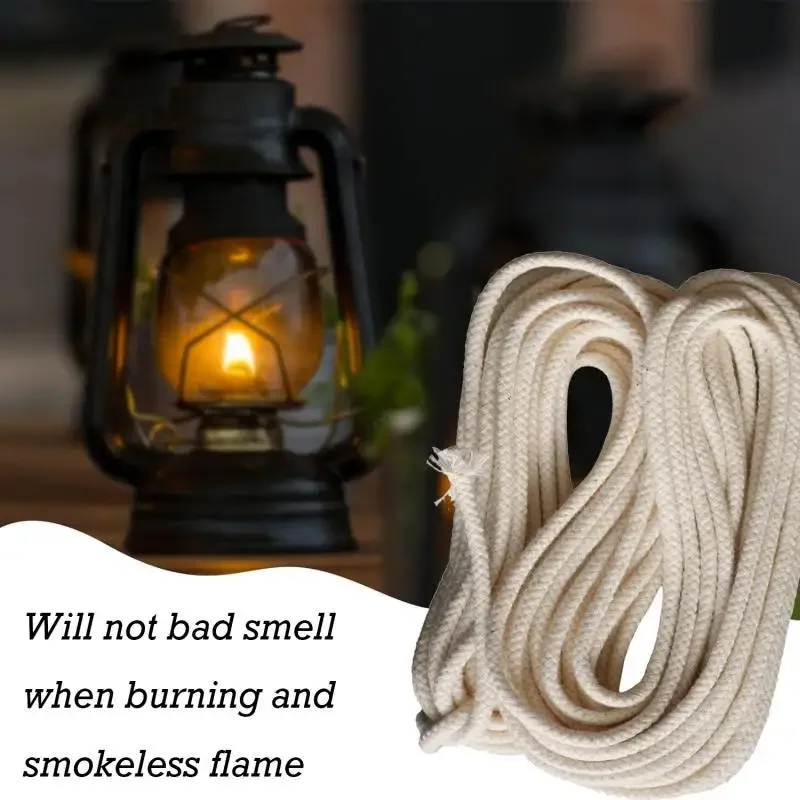 เชือกไส้ตะเกียงน้ำมันฝ้ายขนาด  - Candle Making Raw Material บทวิจารณ์และราคา