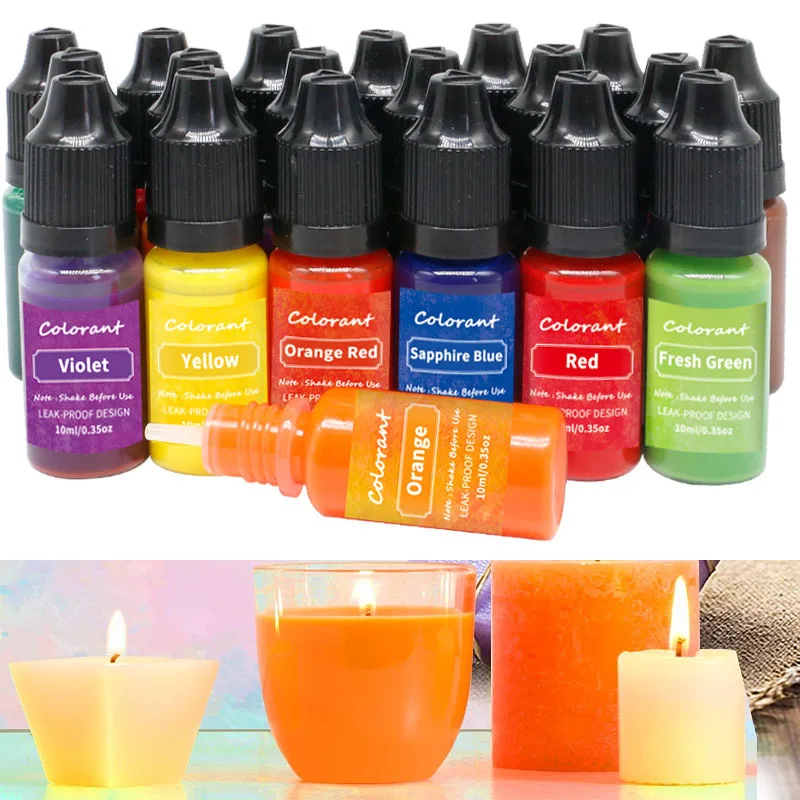 20 สีความเข้มข้นสูง Handmade เ - Candle Dye Chip บทวิจารณ์และราคา