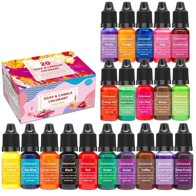 20 สีความเข้มข้นสูง Handmade เ - Candle Dye Chip บทวิจารณ์และราคา